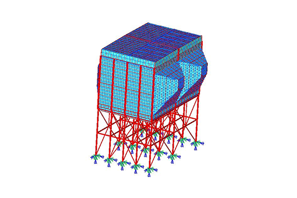 除尘器钢结构分析与优化